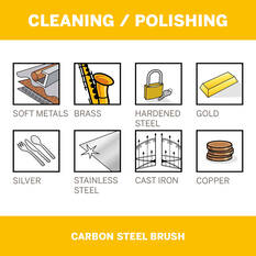 Dremel 2pk Carbon Steel 3.2mm Shank 13mm Dia Brush, , scanz_hi-res