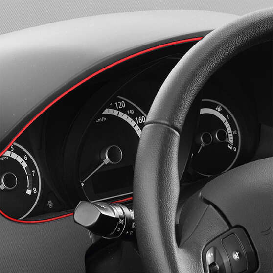 TypeS Interior Accent Strip Red 3.2m, , scanz_hi-res