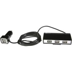 Aerpro USB Car Charge 5 Way - 12V / 24V, , scanz_hi-res