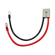 Ridge Ryder 50 AMP Plug - 8mm Eyelet Terminals, 30cm, 8 AWG, , scanz_hi-res
