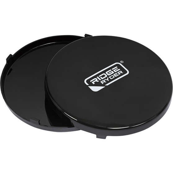 Ridge Ryder Driving Light Black Lens Cover Suits 180mm, , scanz_hi-res