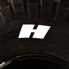 Tire Stickers - Letter H, , scanz_hi-res