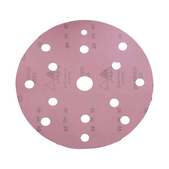SIA Abrasives 150mm Premium Wet & Dry Sanding Disc, 1950 Series, 8 Hole, 1200 Grit, 5 Pack, , scanz_hi-res