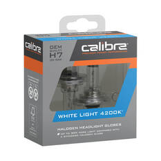 Calibre White Light 4200K Headlight Globes - H7, 12V 55W, CA4200H7, , scanz_hi-res