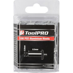 ToolPRO Rivets - 4.8 x 9.5mm, 100 Piece, , scanz_hi-res