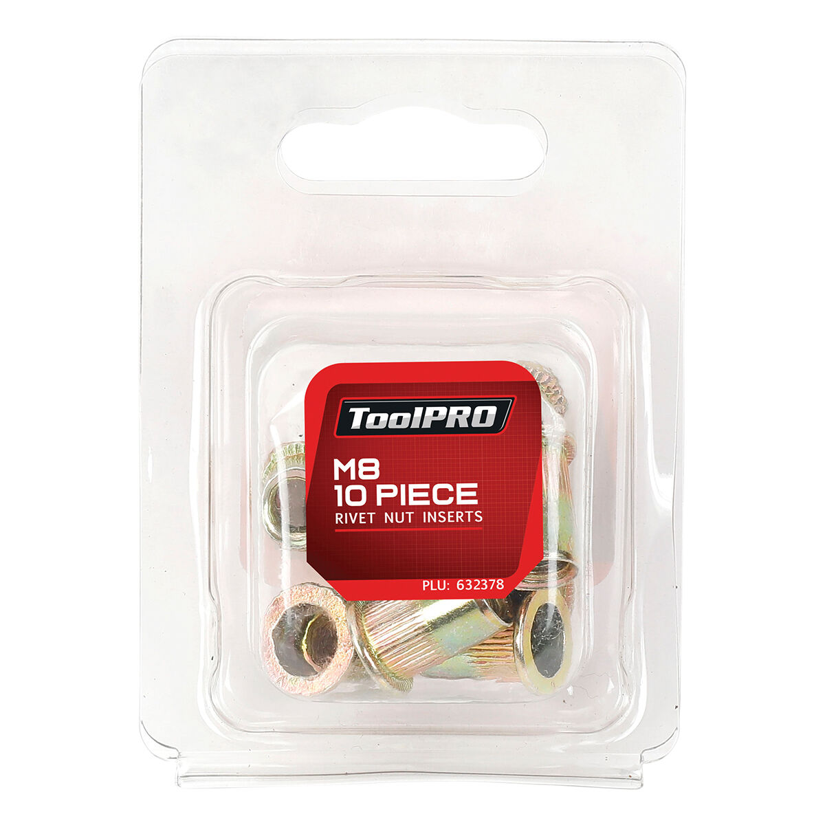 ToolPRO Rivet Nut Inserts M8 10 Piece, , scanz_hi-res