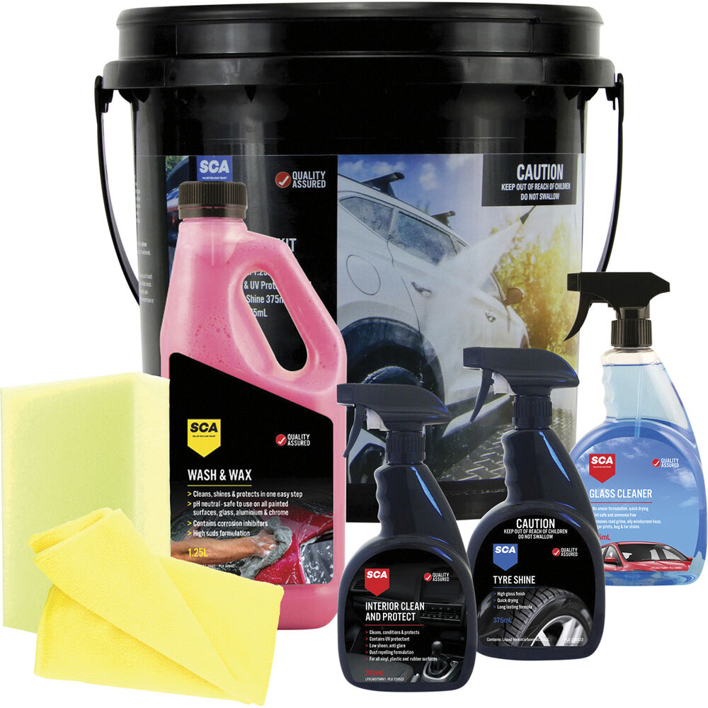 SCA Car Detailing Kit 7 Piece Supercheap Auto New Zealand