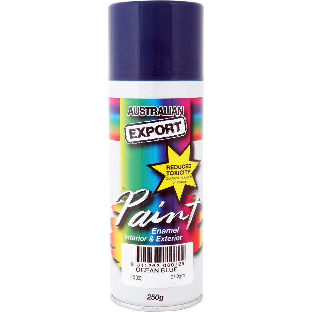 Export Aerosol Paint Enamel, Blue, 250g Supercheap Auto New Zealand