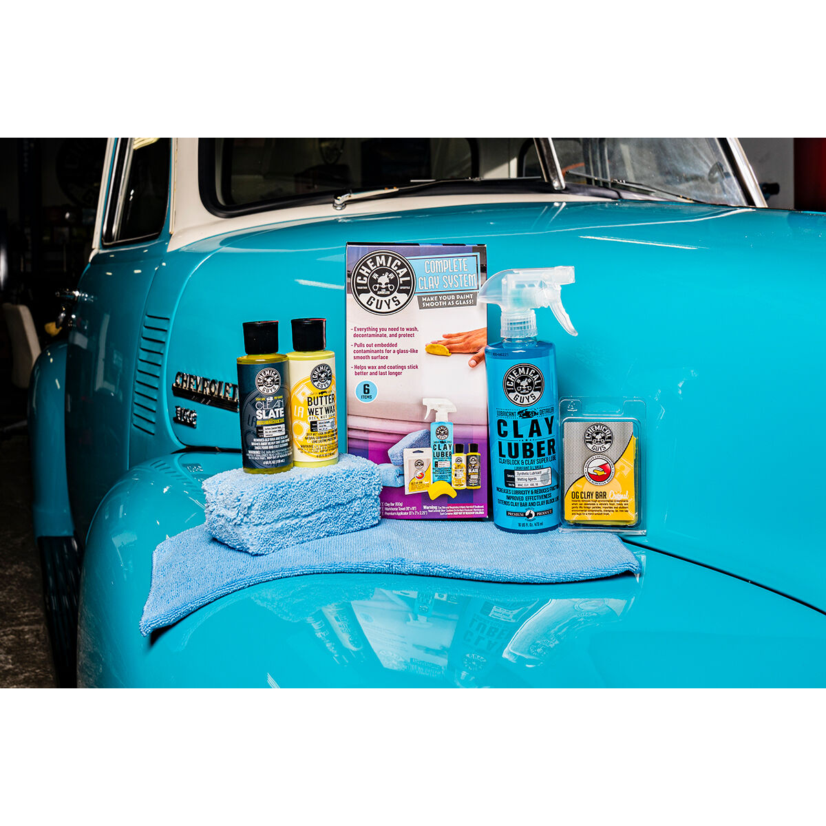 Chemical Guys Complete Clay System Kit 6 Piece, , scanz_hi-res