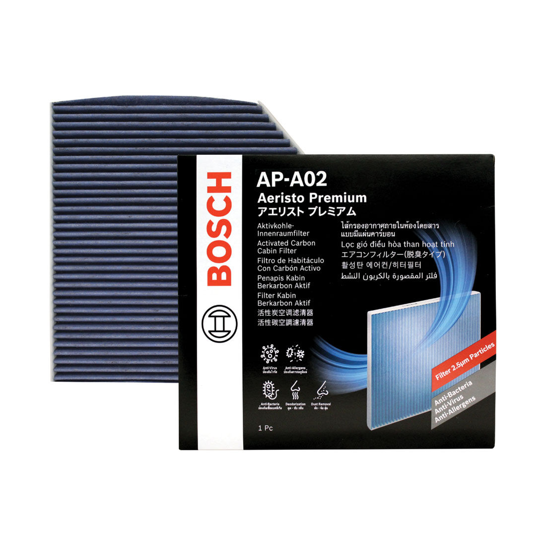 Bosch Cabin Air Filter Aeristo AP-A02, , scanz_hi-res