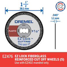 Dremel 5pk Ez Lock 38mm Plastic Cut Off Wheel Disc, , scanz_hi-res