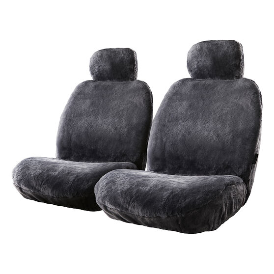 Sheepskin Seat Covers Side Airbags Velcromag