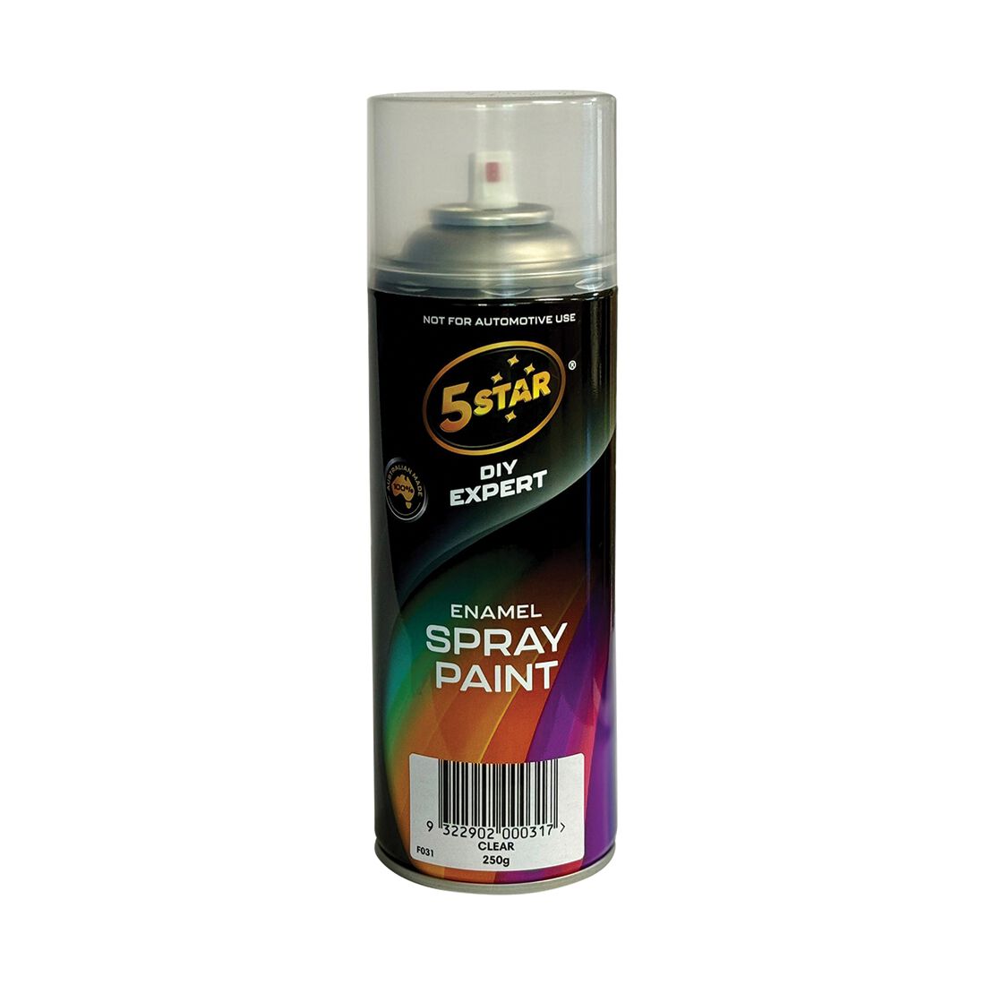 5 Star Enamel Spray Paint Clear 250g, , scanz_hi-res