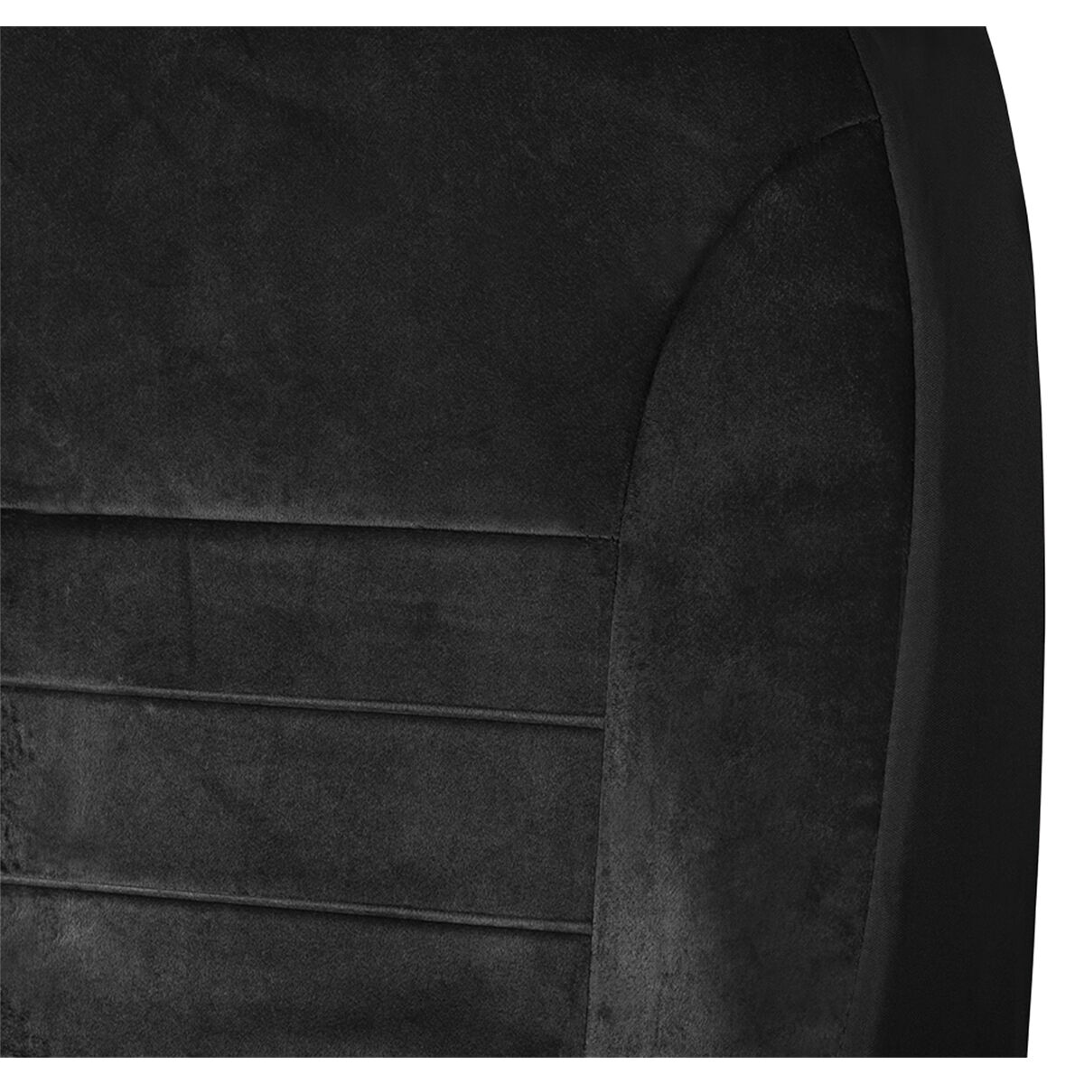 SCA Velour Executive Seat Cover Pack Black Adjustable Headrests Airbag Compatible 30&06H SAB, , scanz_hi-res