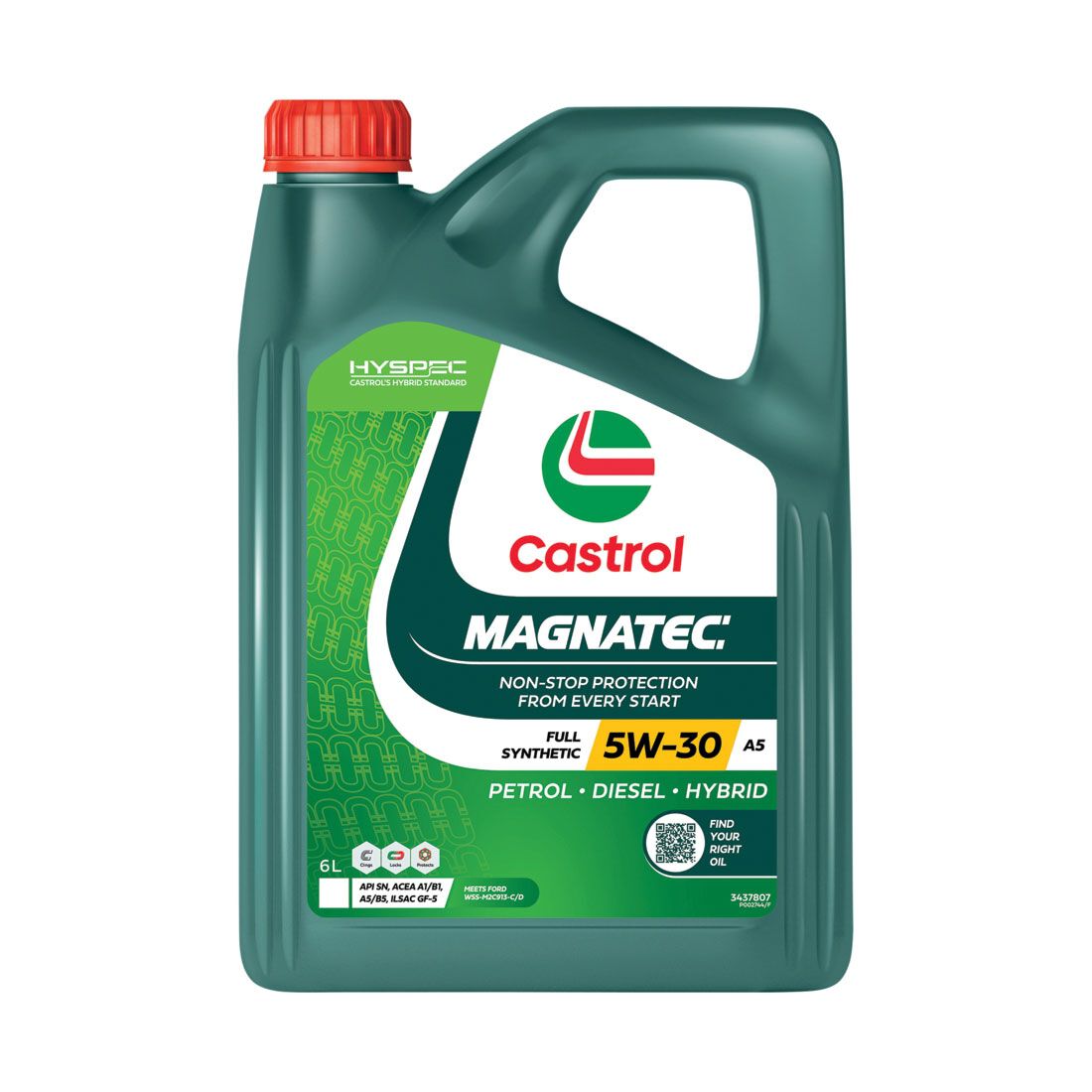 Castrol MAGNATEC Engine Oil - 5W-30, A5, 6 Litre, , scanz_hi-res