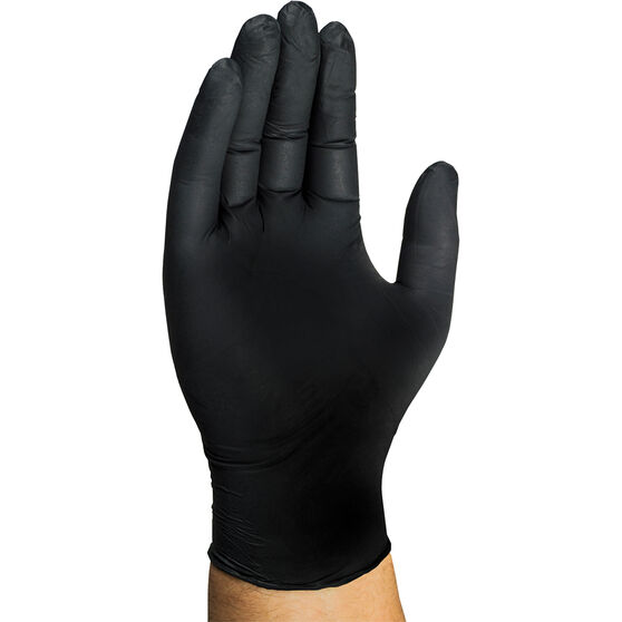 Mechanix Wear Black Nitrile Disposable Gloves 100pk X-Lrg, , scanz_hi-res