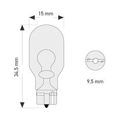 SCA Incandescent Globe - T15 12V 21CP - 2 Pack, , scanz_hi-res