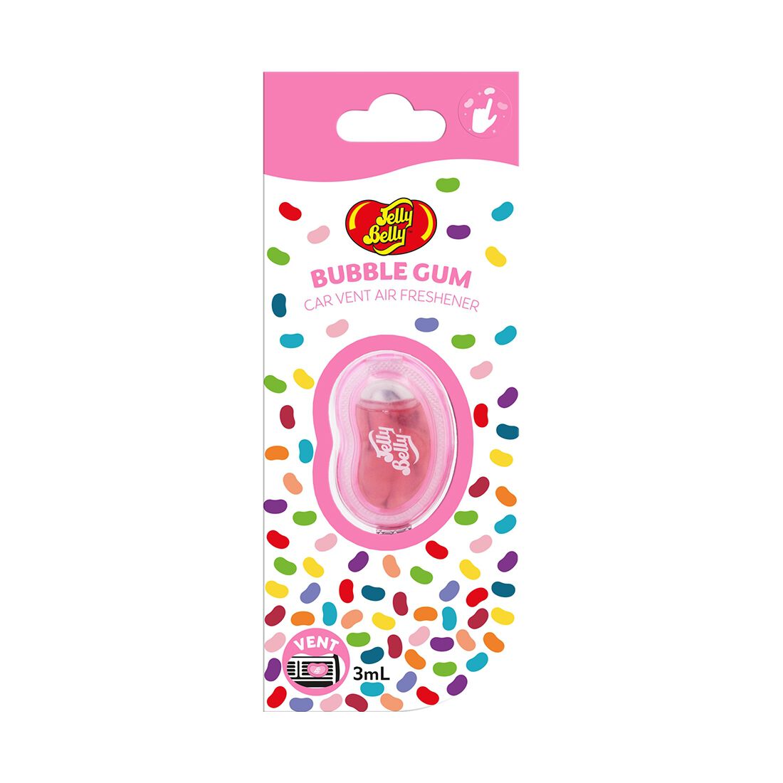 Jelly Belly Vent Air Freshener - Bubblegum 1 Pack, , scanz_hi-res