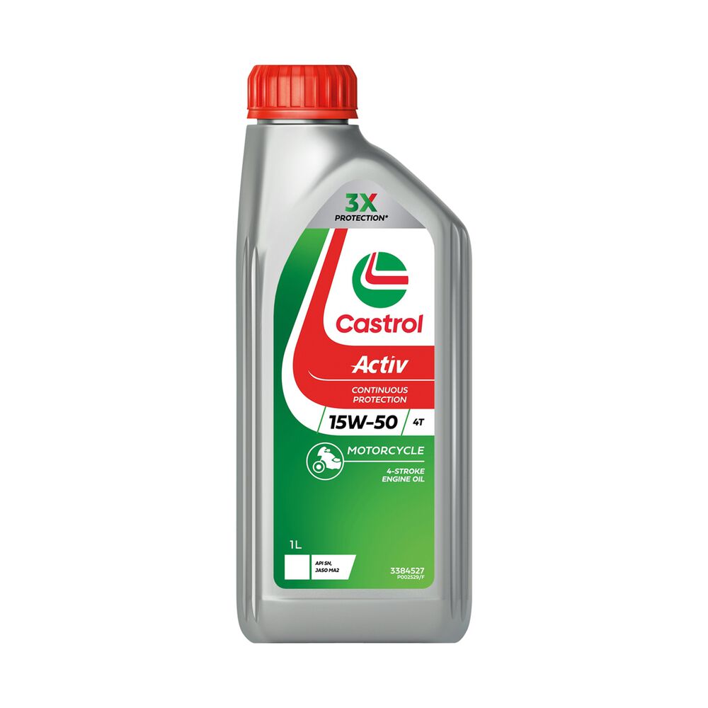Castrol Activ 4T Motorcycle Oil - 15W-50, 1 Litre | Supercheap Auto New