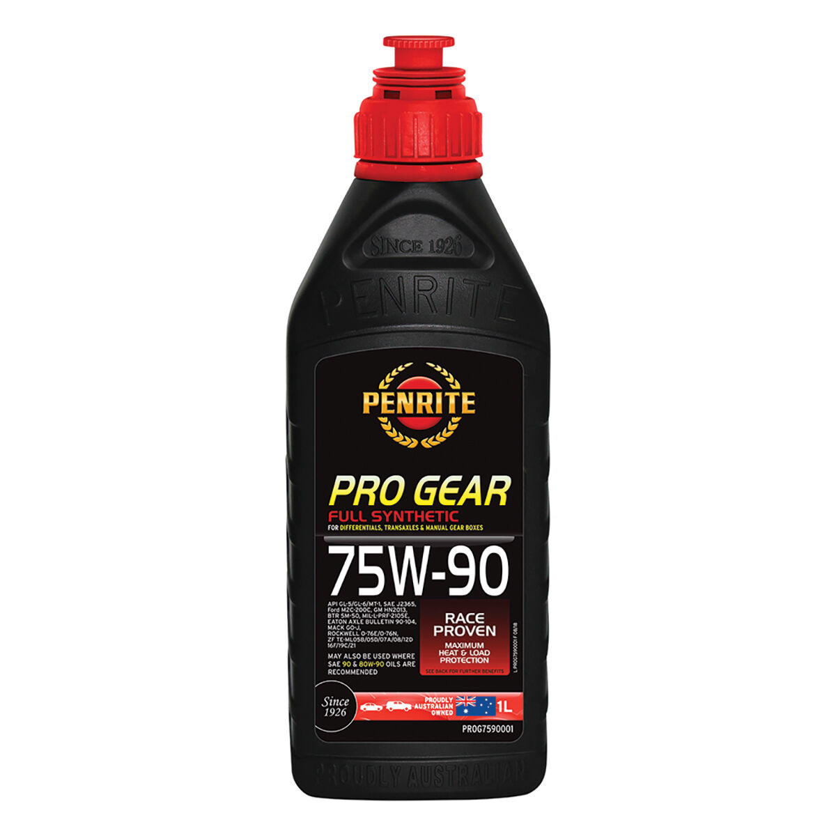 Penrite Pro Gear Oil - 75W-90 1 Litre, , scanz_hi-res