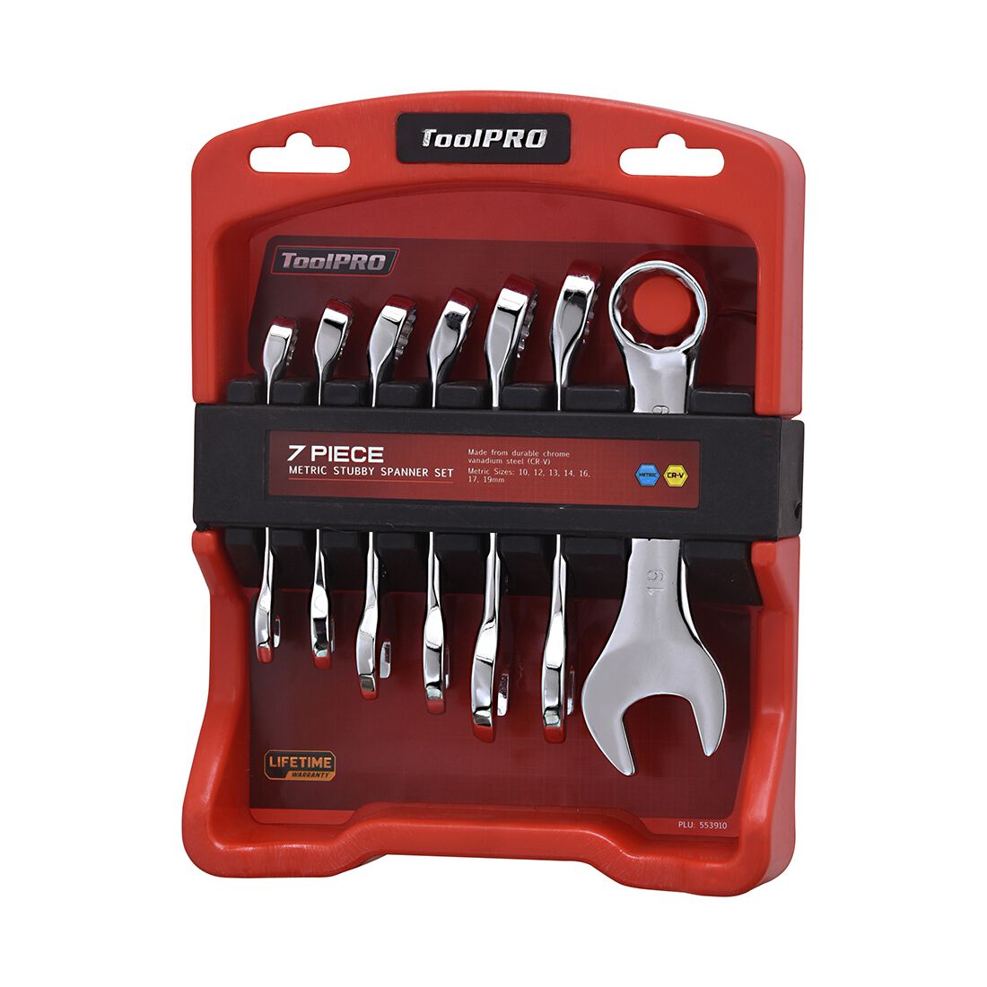 ToolPRO Spanner Set Stubby Metric 7 Piece, , scanz_hi-res