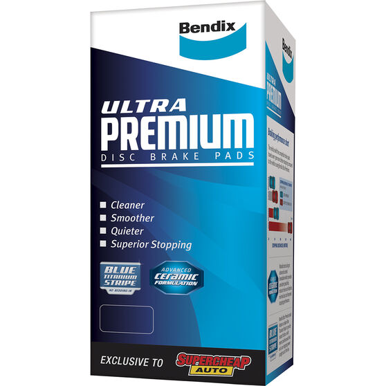 Bendix Ultra Premium Disc Brake Pads - DB1509UP, , scanz_hi-res