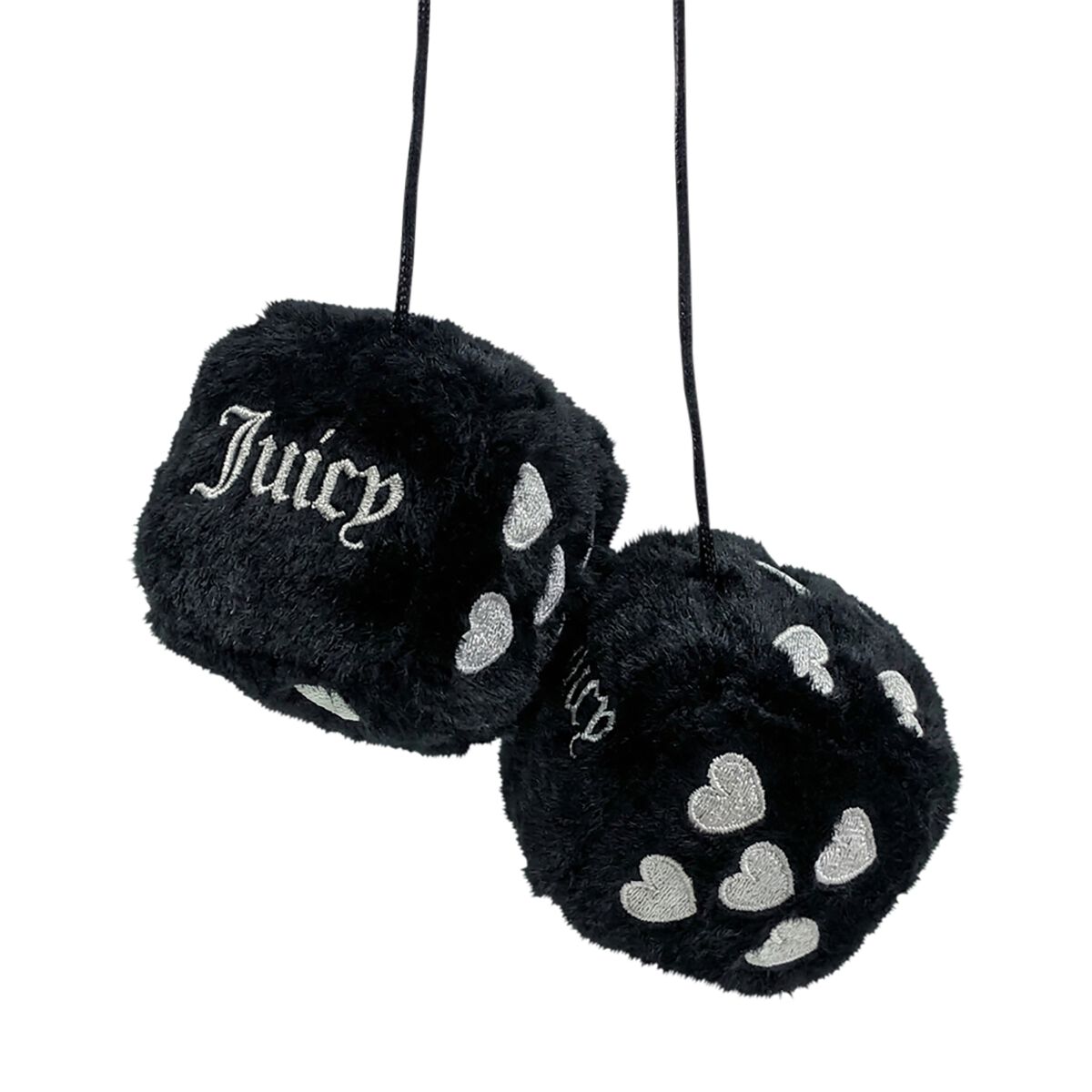 Juicy Couture Fluffy Dice - Black, , scanz_hi-res