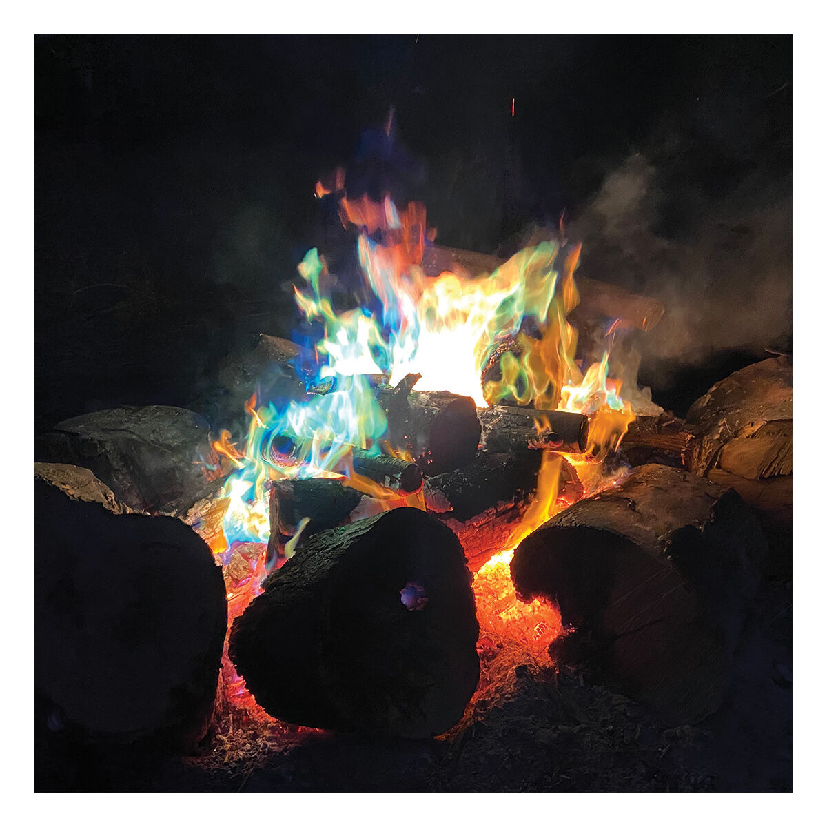 OZtrail Colour Change Flames 25g, , scanz_hi-res