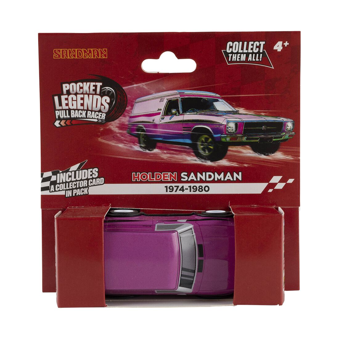 Pocket Legends Pull Back Racer - Sandman, , scanz_hi-res