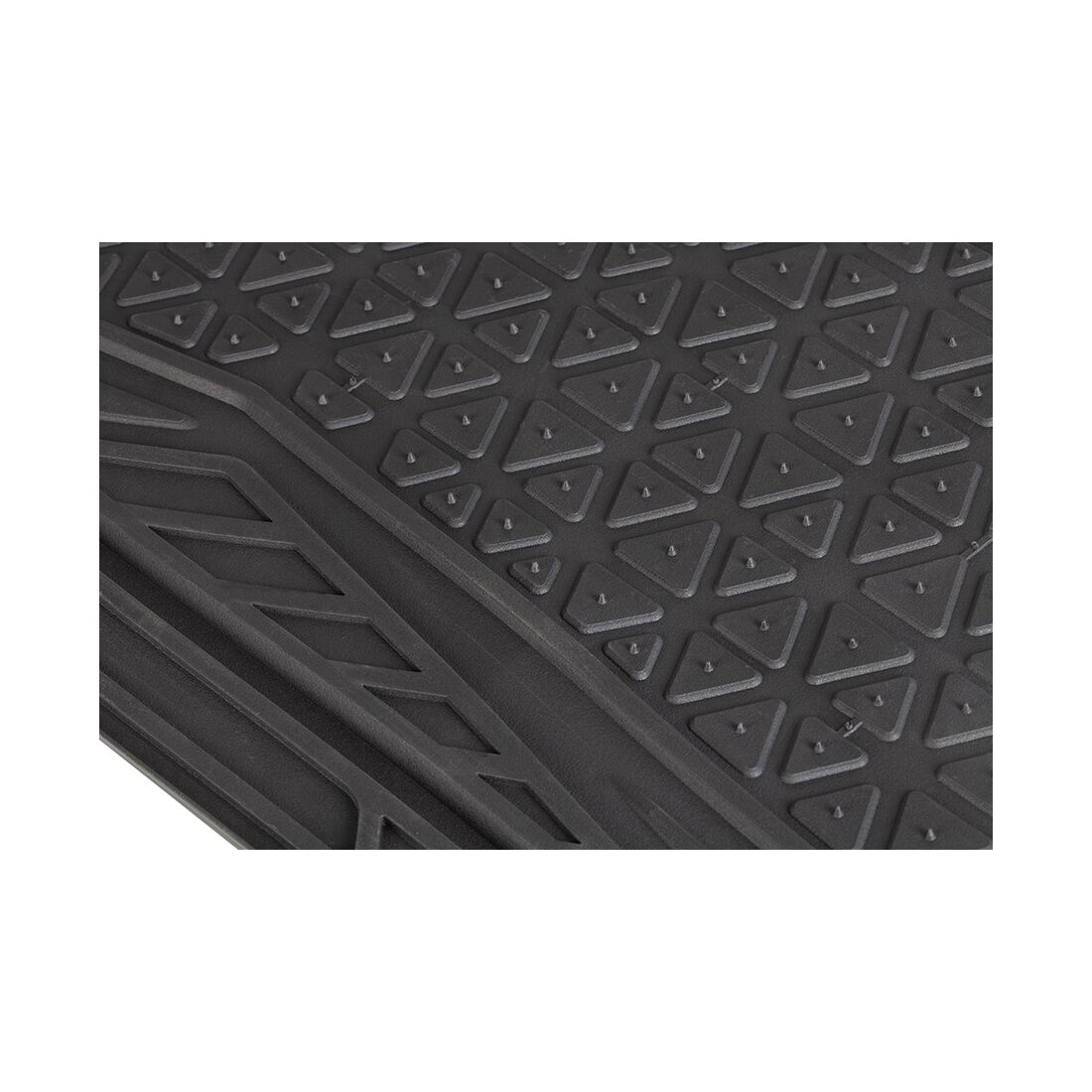 SCA Floor Mats PVC Rubber Pattern Red Set of 4, , scanz_hi-res