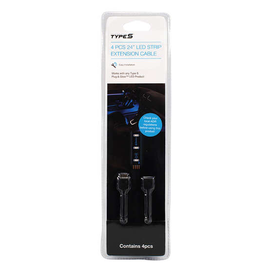 Type S Accessory 24" Extension Cables, , scanz_hi-res