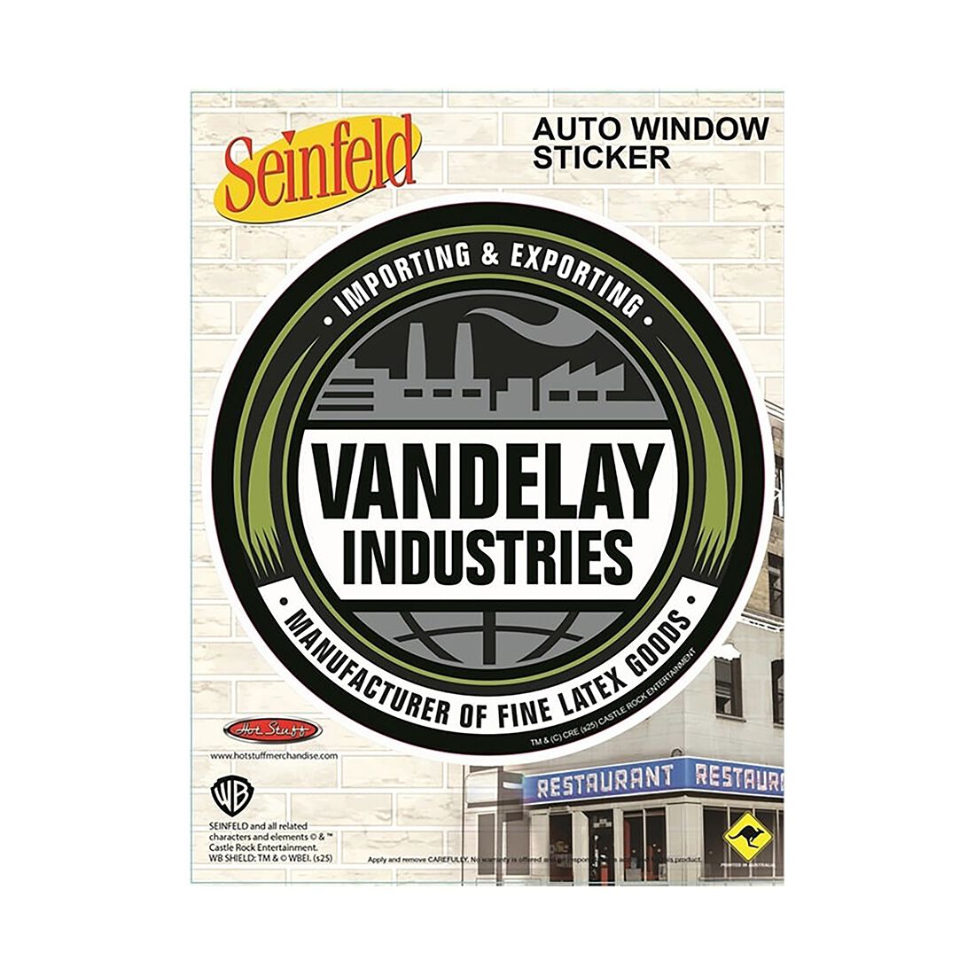 Sticker Vandelay Industries, , scanz_hi-res