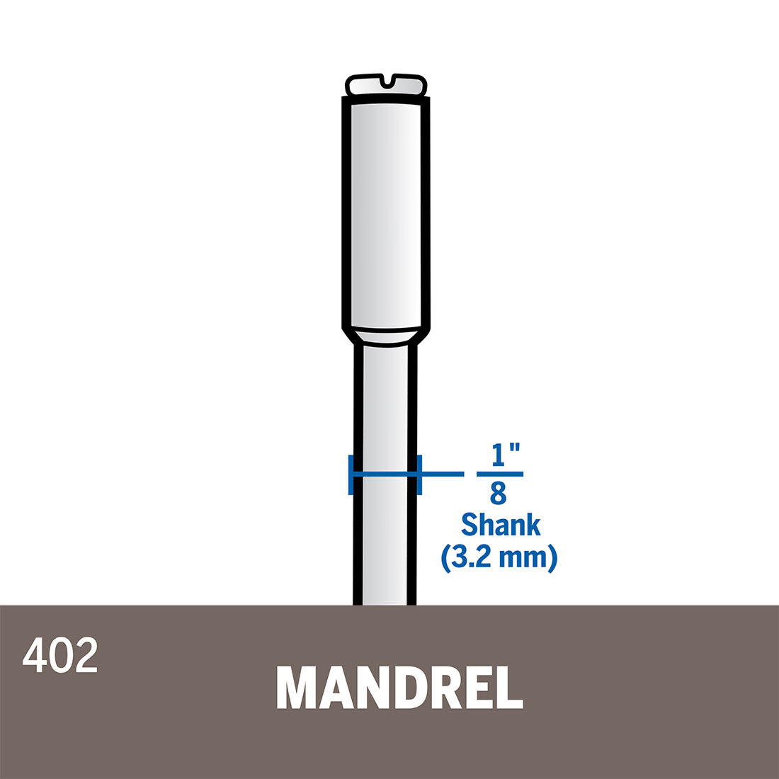 Dremel Ez Lock Mandrel 3.2mm, , scanz_hi-res