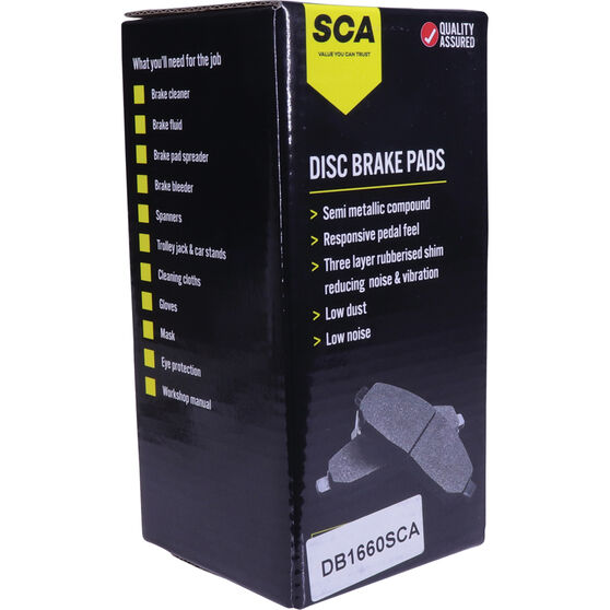 SCA Disc Brake Pads DB1660SCA, , scanz_hi-res