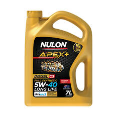 Nulon Full Synthetic Apex+ Long Life Engine Oil 5W-40 7 Litre, , scanz_hi-res