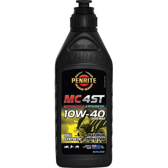 MC-4 ST Full Synthetic Motorcycle Oil - 10W-40, 1 Litre, , scanz_hi-res