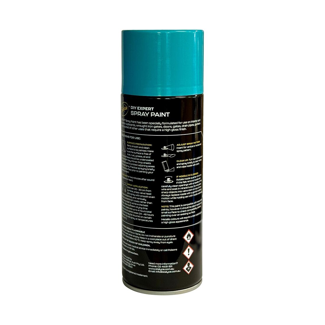 5 Star Enamel Spray Paint Turquioise 250g, , scanz_hi-res