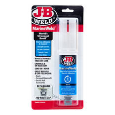 JB Weld Marine Weld Syringe 25mL White 50172, , scanz_hi-res