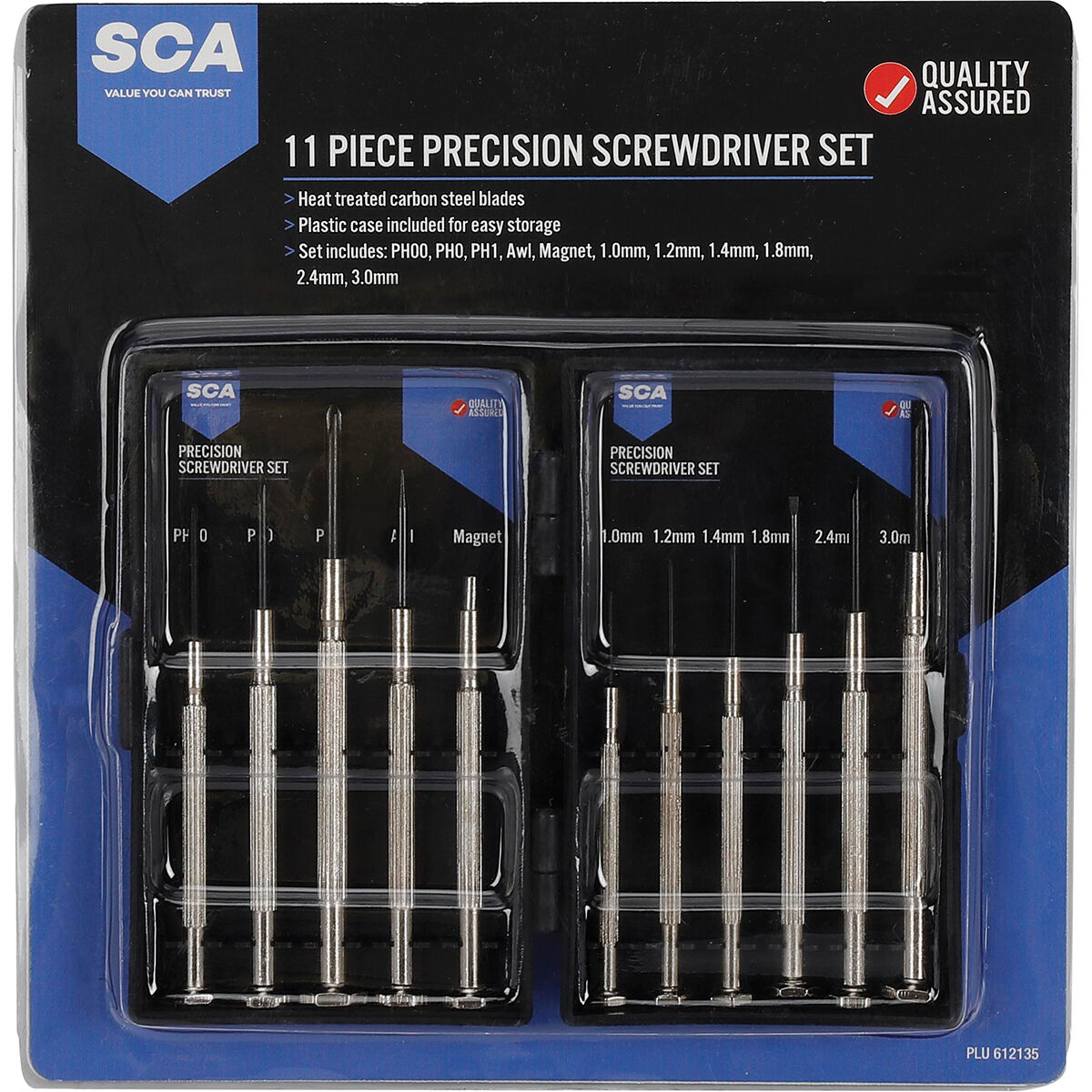 SCA Precision Screwdriver Set - 11 Piece, , scanz_hi-res