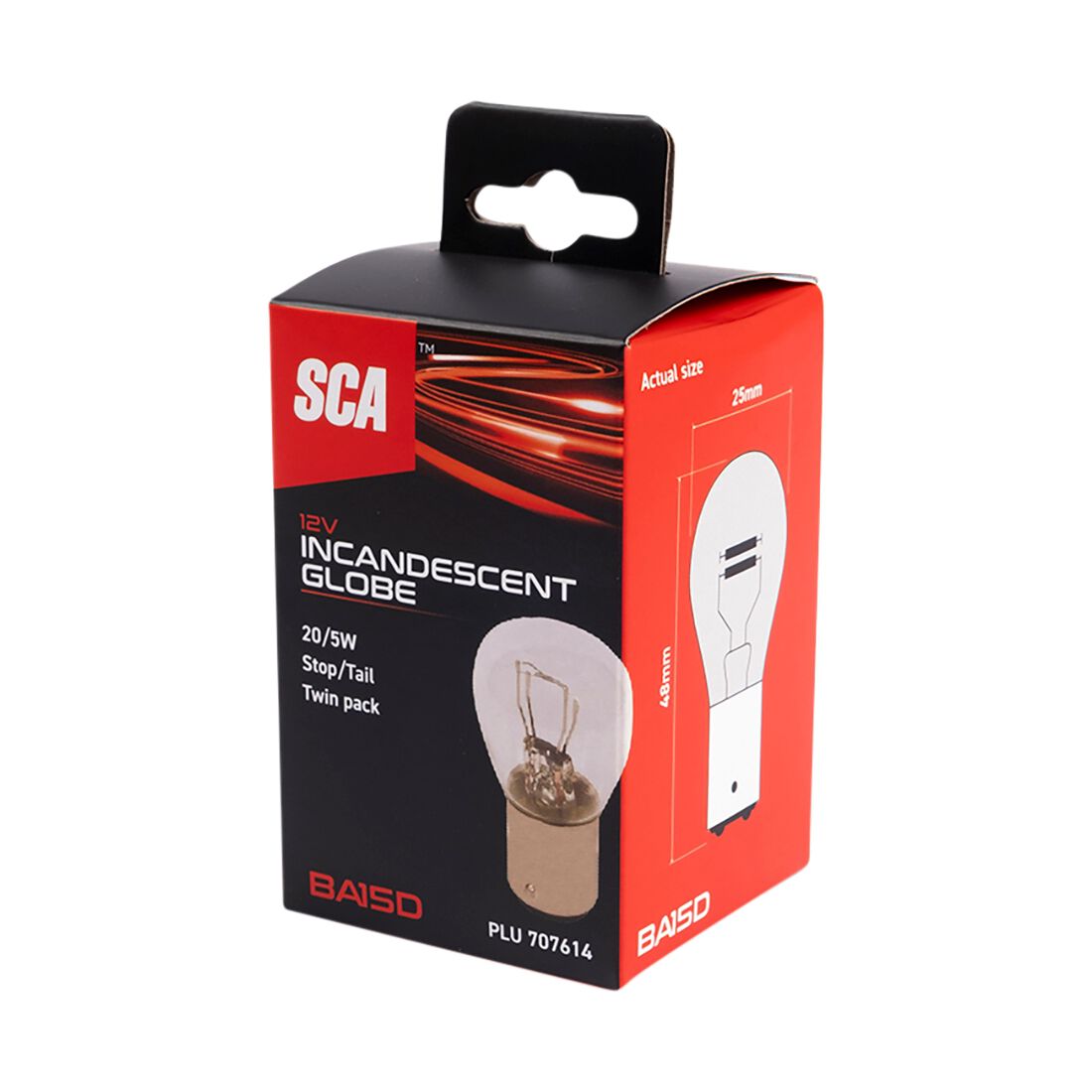 SCA Incandescent Globe - P20  20/5W - 2 Pack, , scanz_hi-res