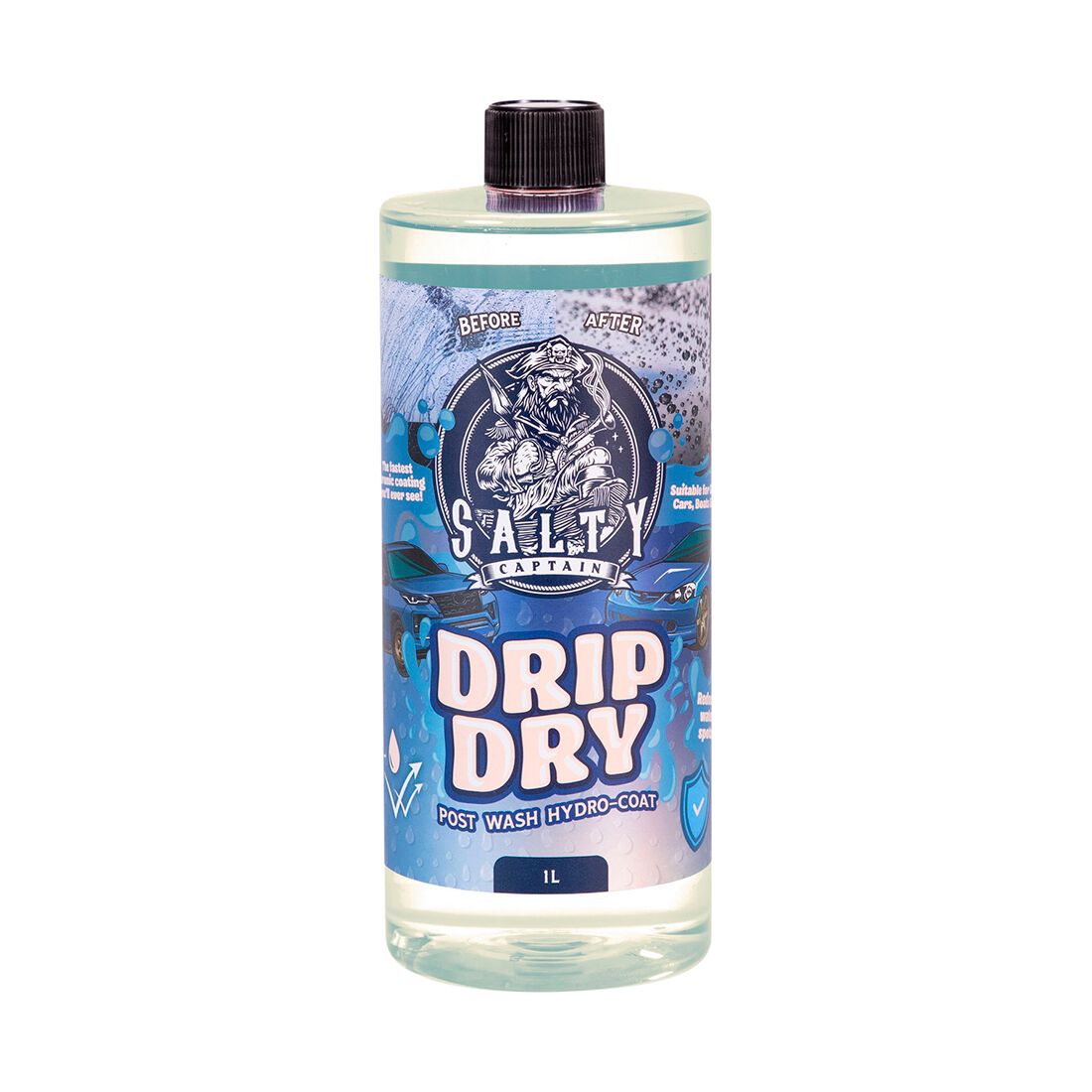 Salty Captain Drip Dry Post Wash Ceramic Coating 1L, , scanz_hi-res