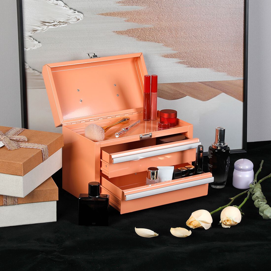 ToolPRO Apricot Mini Tool Chest With Handle, , scanz_hi-res