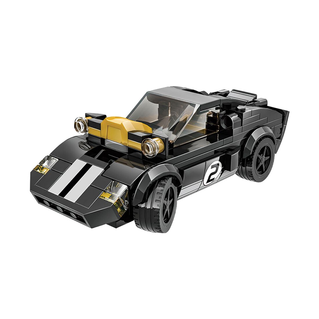 Building Bricks Mini Car Black, , scanz_hi-res