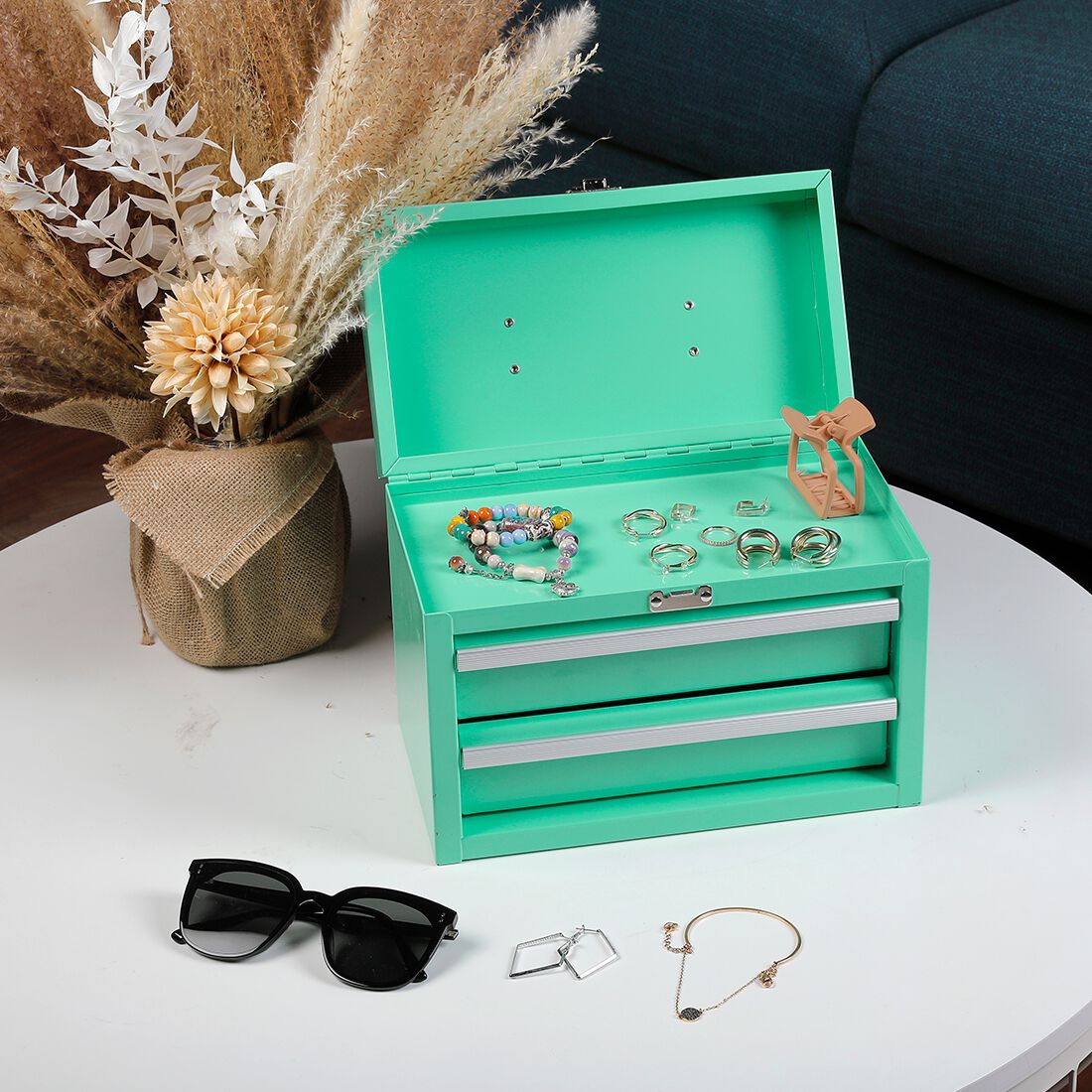 ToolPRO Aqua Mini Tool Chest With Handle, , scanz_hi-res