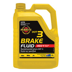 Penrite Brake Fluid DOT3 4L, , scanz_hi-res