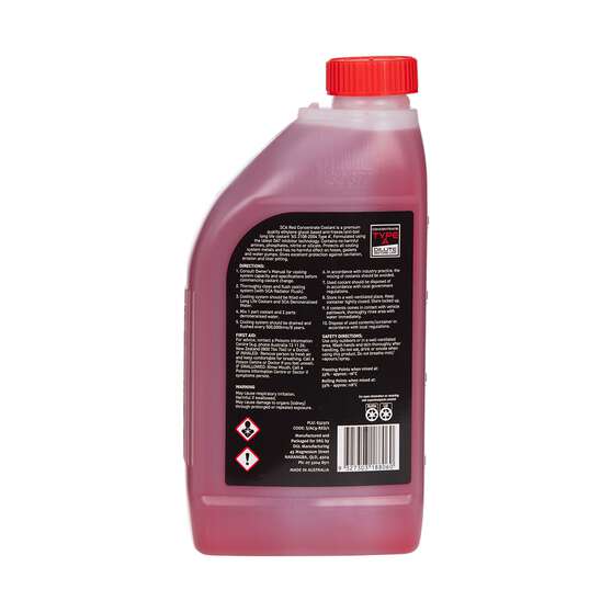 SCA Red Long Life Coolant Concentrate - 1 Litre, , scanz_hi-res