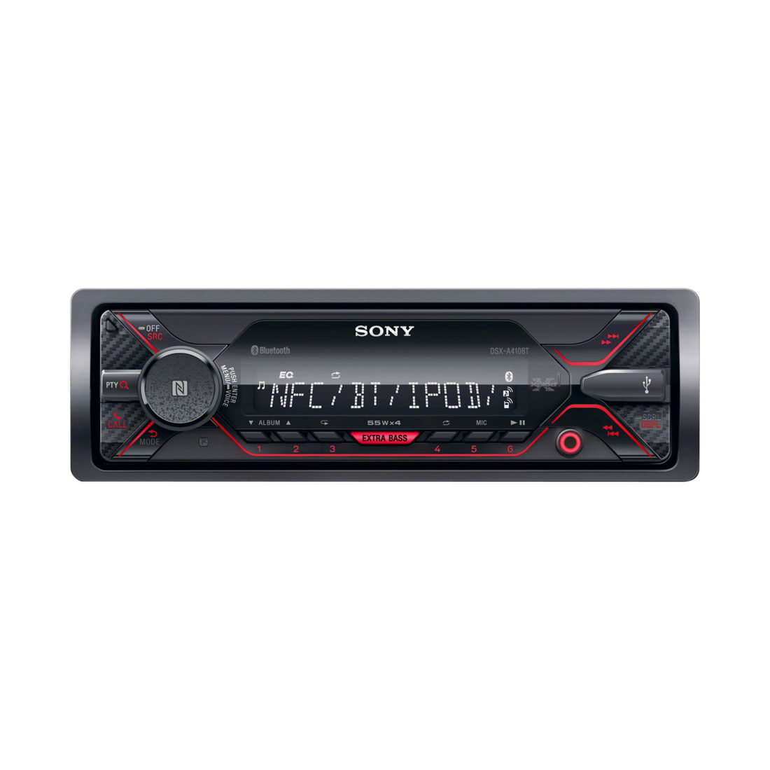 Sony DSX-A410BT Single DIN Head Unit with Bluetooth, , scanz_hi-res