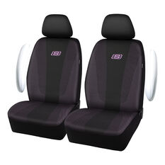 Skechers Skech-Knit Seat Covers Black/Purple Adjustable Headrests Airbag Compatible 30SAB, , scanz_hi-res