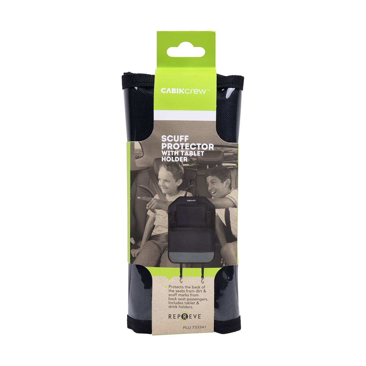 Cabin Crew Kids Repreve Scuff Protector & Organiser Black/Grey, , scanz_hi-res