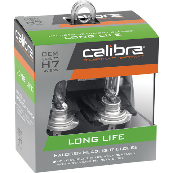 Calibre Long Life Headlight Globes - H7, 12V 55W, CALLH7, , scanz_hi-res